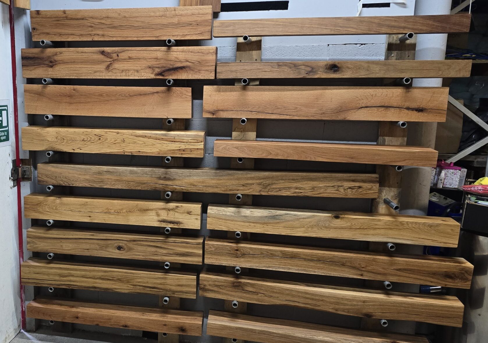 Made-to-measure solid oak timber products