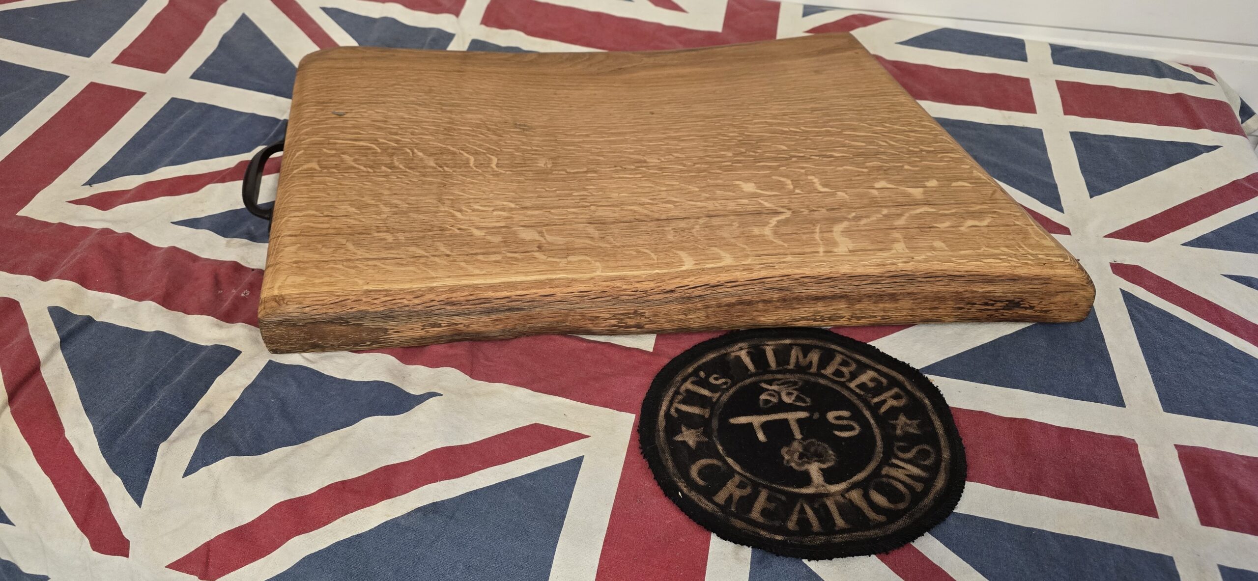 Handcrafted solid oak chopping boards